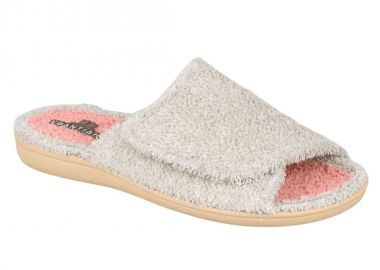 Γυναικείες Παντόφλες Μπουρνουζέ | Υφαντίδης | 526126 | Γκρι - Υφαντίδης - 